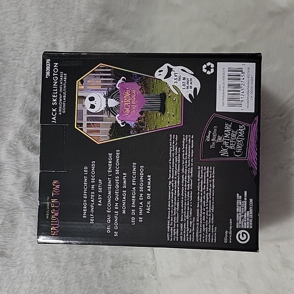 The Nightmare Before Christmas Jack Skellington Airblown Inflatable Scaring is m - Picture 5 of 5